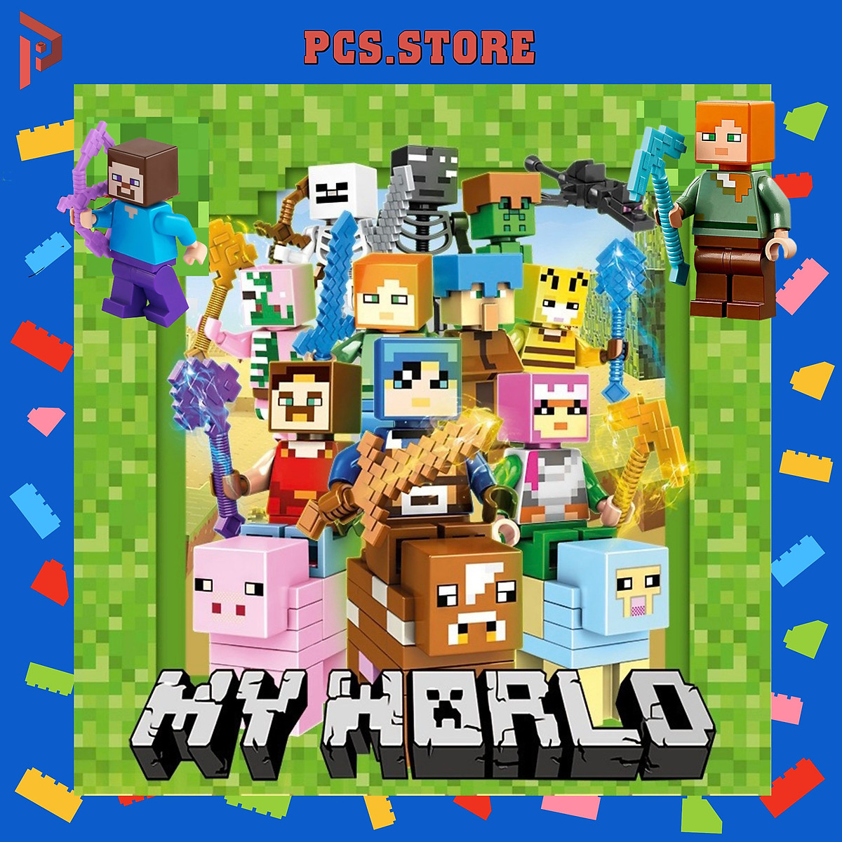 Mua Đồ Chơi Lắp Ráp Minifigures Nhân Vật Bí Ẩn Minecraft - PCS ...