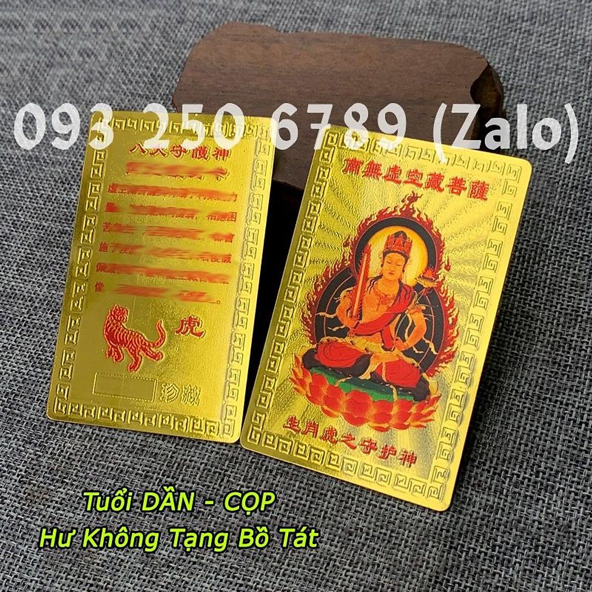 Hàng Mới Về]Kim Bài Phật Bản Mệnh 12 Con Giáp - TUỔI DẦN - HƯ ...