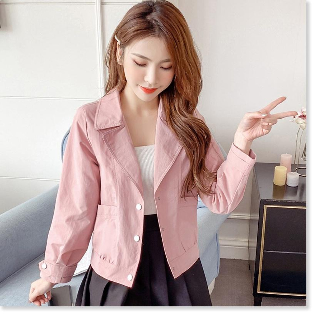 Áo Khoác Vest Lẻ Công Sở Dài Tay  TFA104  Tiên Fashion