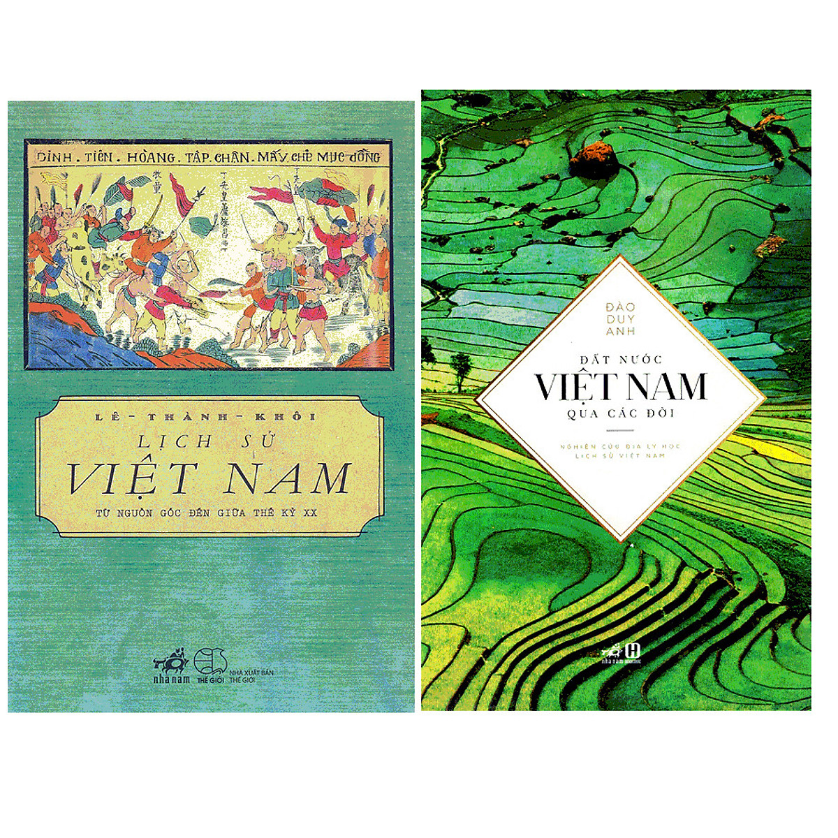 Combo Lịch Sử Việt Nam Từ Nguồn Gốc Đến Giữa Thế Kỉ XX + Đất Nước Việt Nam Qua Các Đời