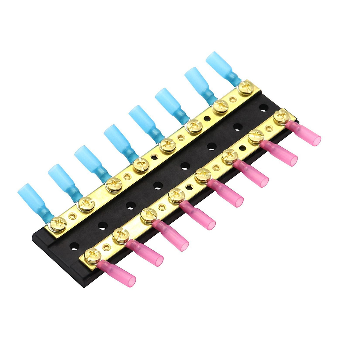 8 Terminals Bus Bar Grounding Strip Bus Lightweight Easily Install 60A