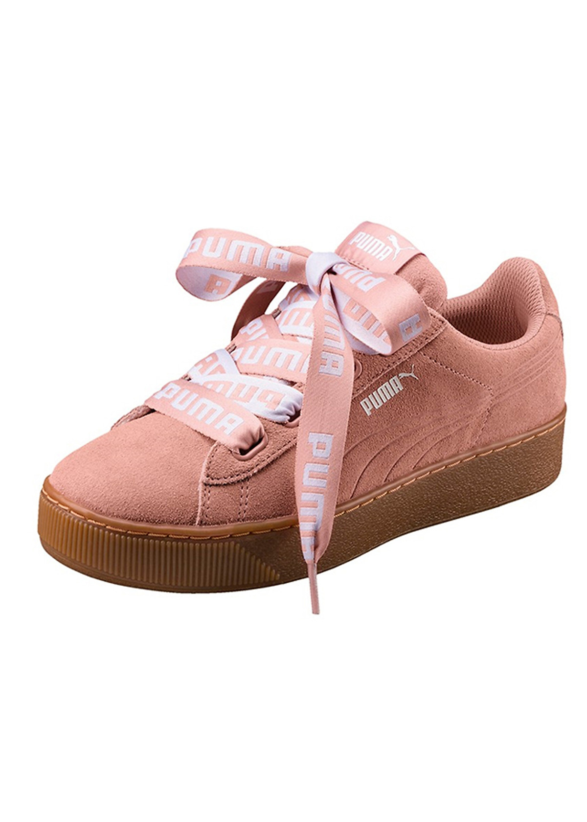 Mua Giày Sneaker Nữ Vikky Platform Ribbon Bold Peach Puma - Hồng