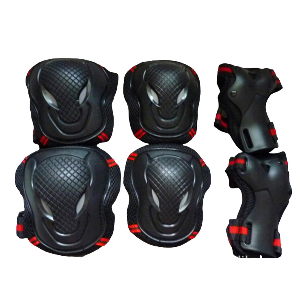 Bộ giáp bảo hộ tay chân dùng trượt patin , bảo hộ xe đạp , trượt ván gồm 3 món, bảo hộ tay, gối và khuỷu tay chuyên nghiệp thích hợp cân nặng từ 10 - 90 kg