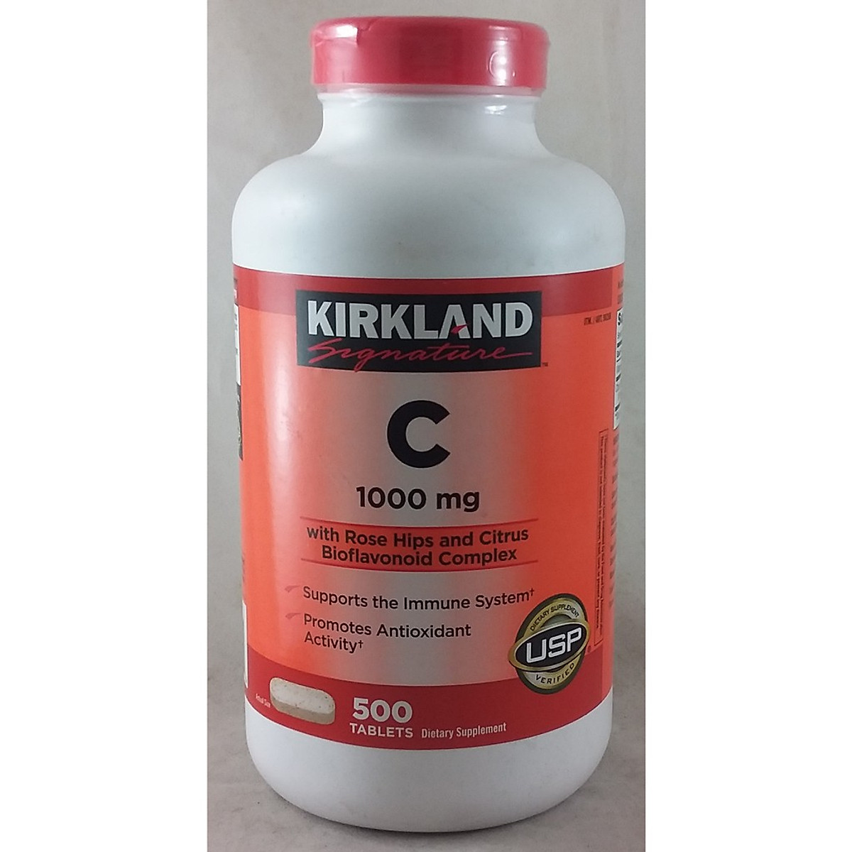 Vien Uống Bổ Sung Vitamin C Kirkland Signature Vitamin C 1000mg X 500 Vien Tiki