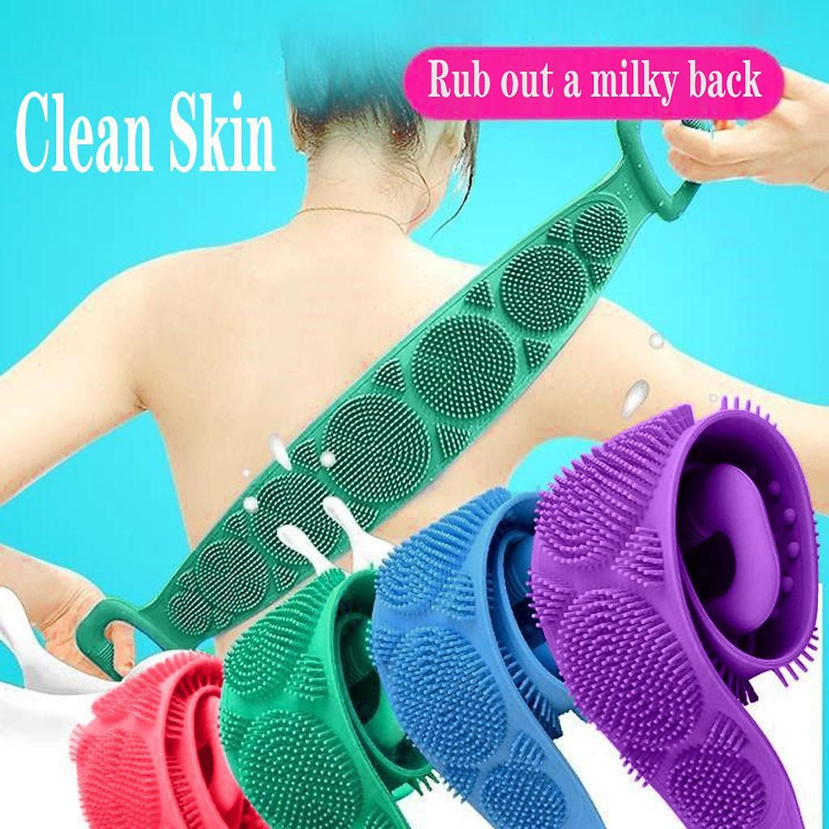 Cọ Lưng Silicon 2 mặt (mầu giao ngẫu nhiên)