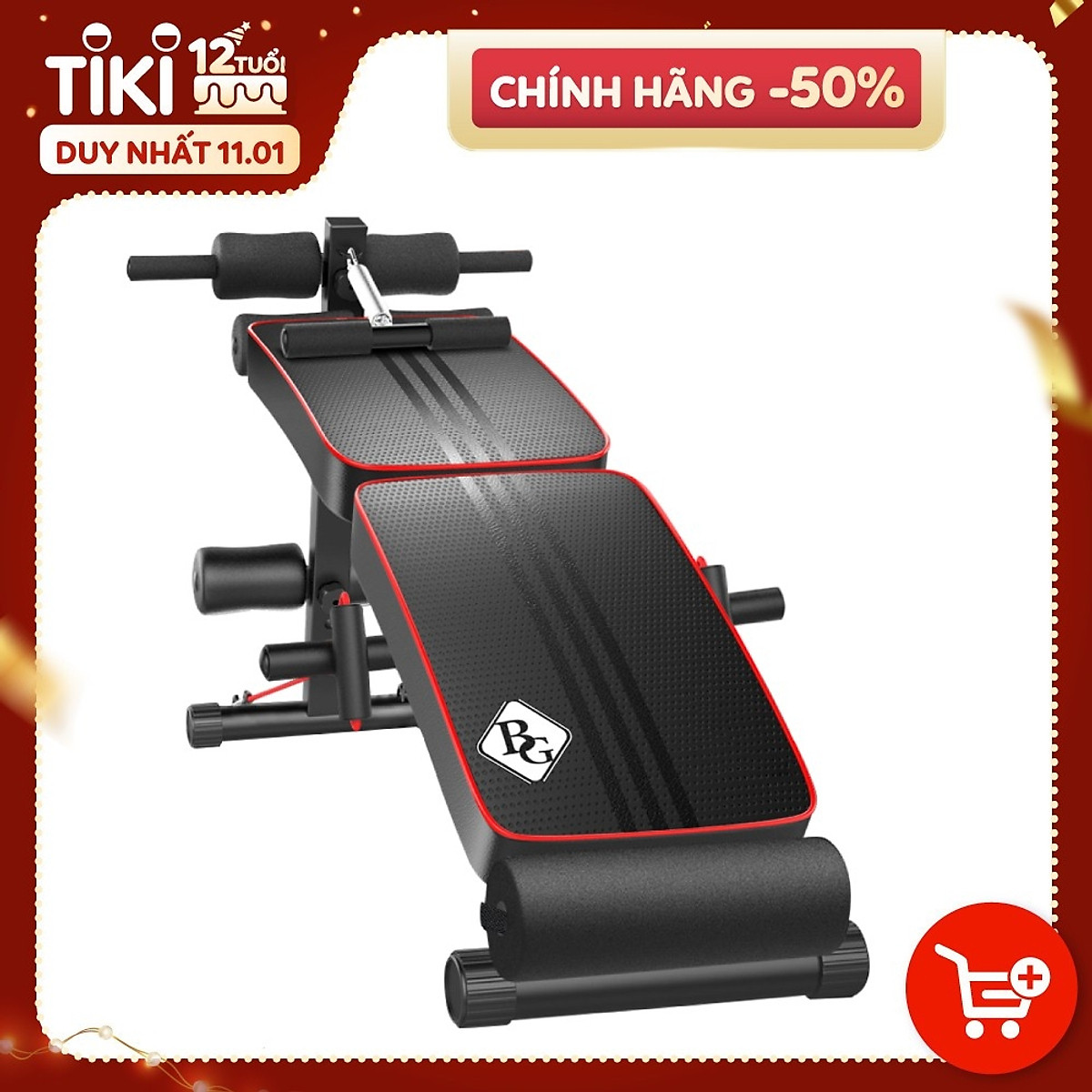Ghế tập bụng cong có chốt gập SIT UP model 119 mới BG (hàng nhập khẩu)