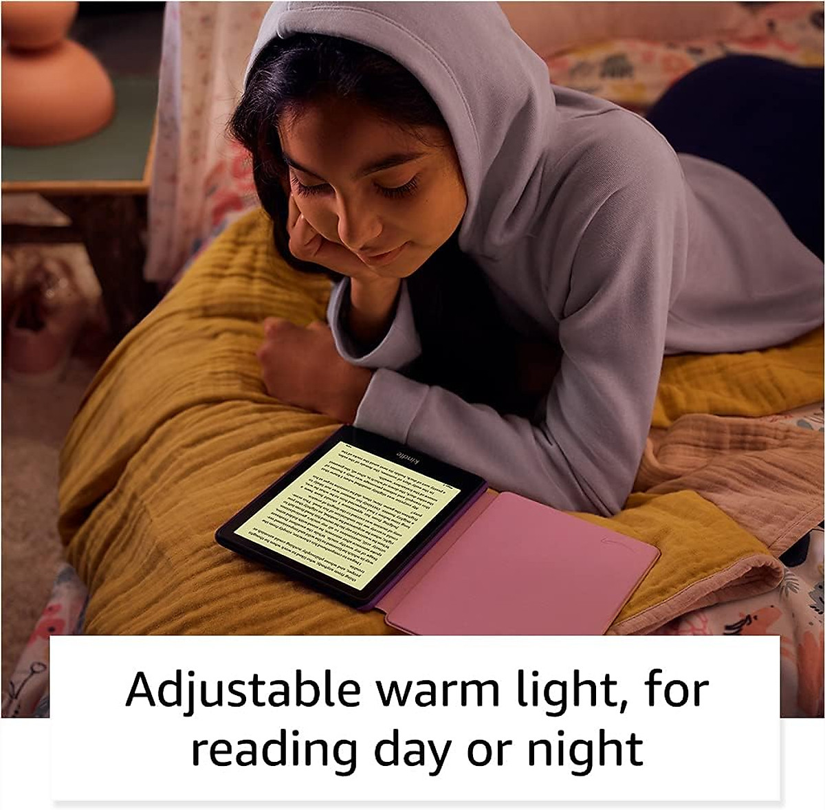 Combo Máy đọc sách All New Kindle Paperwhite 5 (11th Gen) và Bao da FOR KIDS (Bản KIDS, Không Quảng Cáo) - Hàng chính hãng