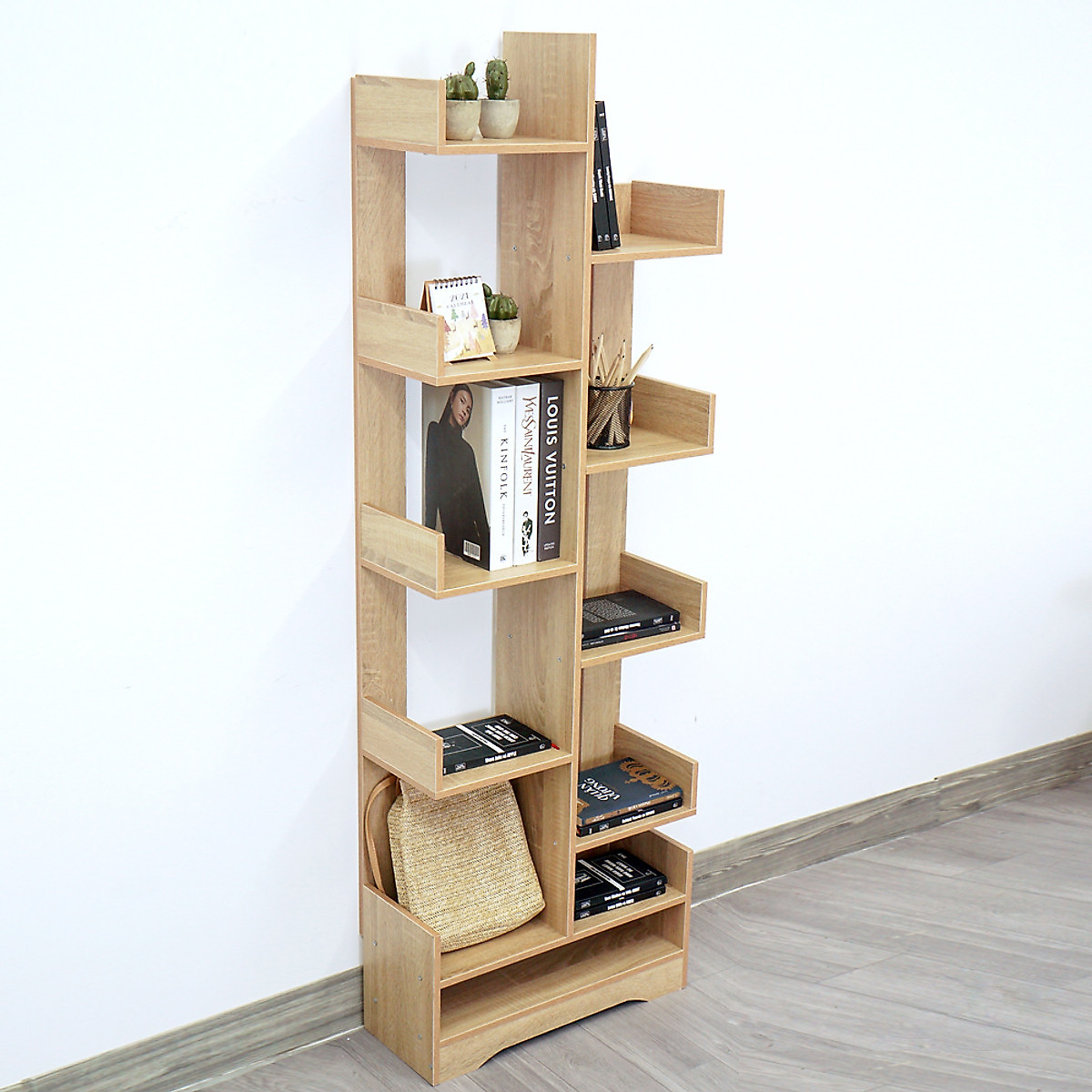 Giá Sách, Kệ Sách Hình Cây 11 Tầng - Tủ, kệ sách