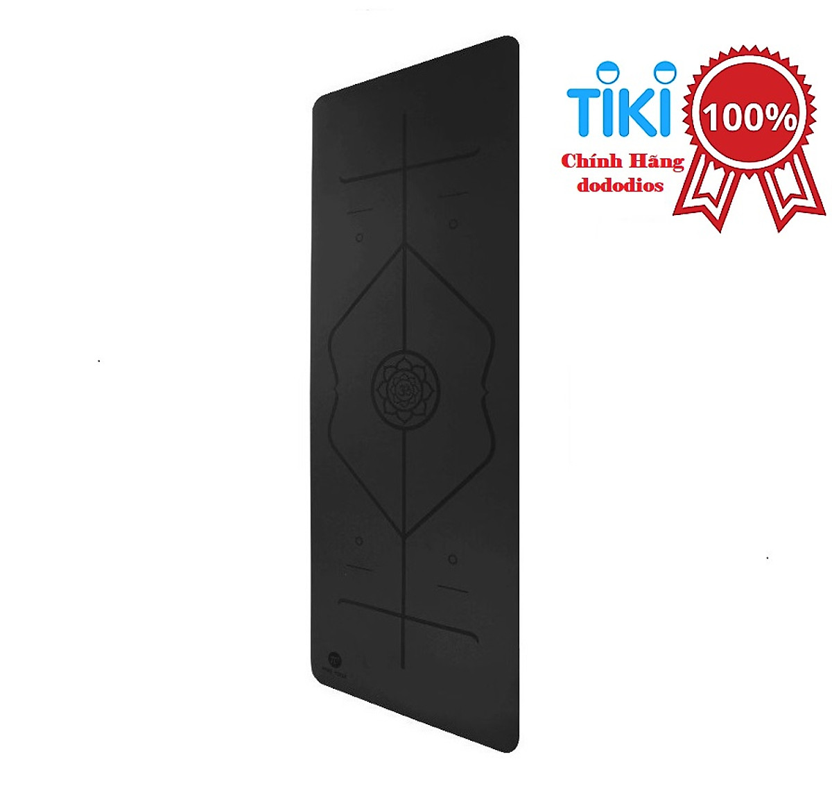Thảm Tập Yoga Định Tuyến Da PU Cao Cấp Chính Hãng dododios + Túi Đựng Thảm Tập Yoga + Dây Buộc Thảm Yoga Định Tuyến
