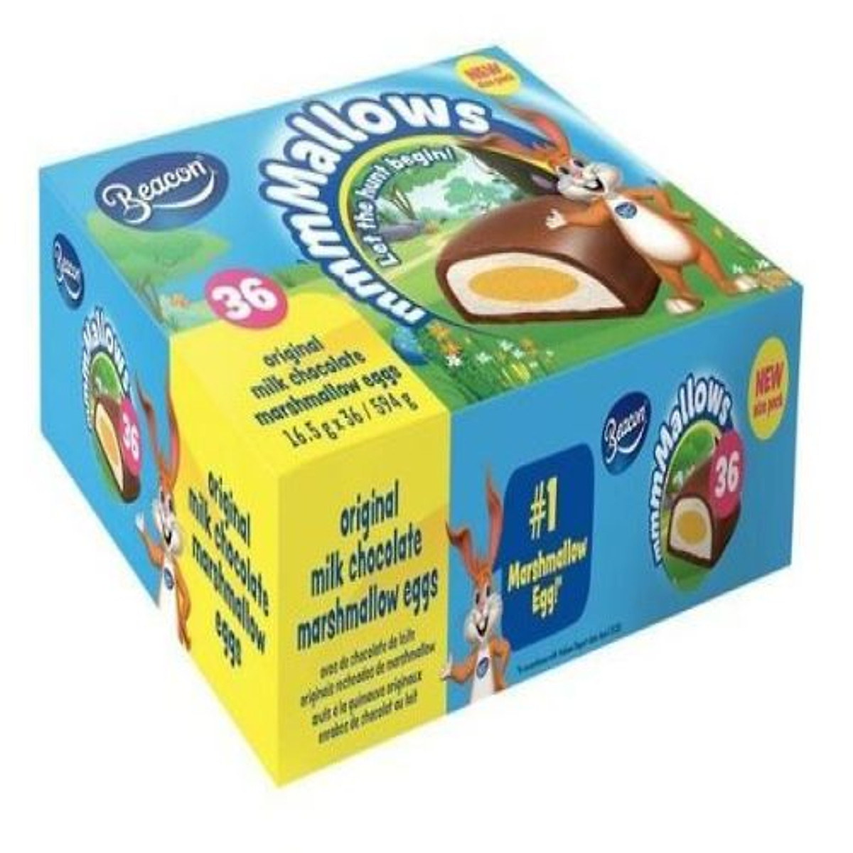 Kẹo dẻo hình trứng Beacon Marshmallow Eggs Tiki