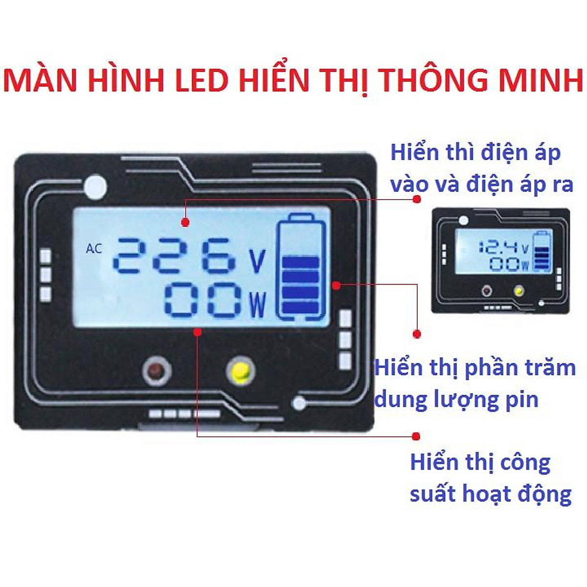 INVERTER ĐỔI ĐIỆN 12V - 220V SINE CHUẨN - Đổi nguồn DC 12V lên 220V công suất 3000W sin chuẩn.