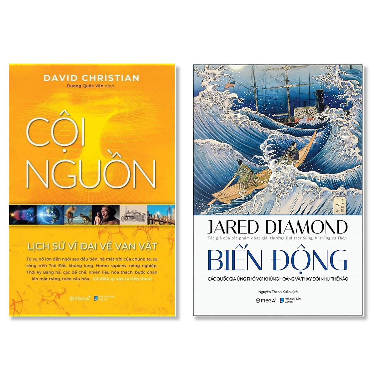 Combo Sách : Biến Động - Jared Diamon : Các Quốc Gia Ứng Phó Với Khủng Hoảng Và Thay Đổi Như Thế Nào? + Cội Nguồn - Lịch Sử Vĩ Đại Về Vạn Vật