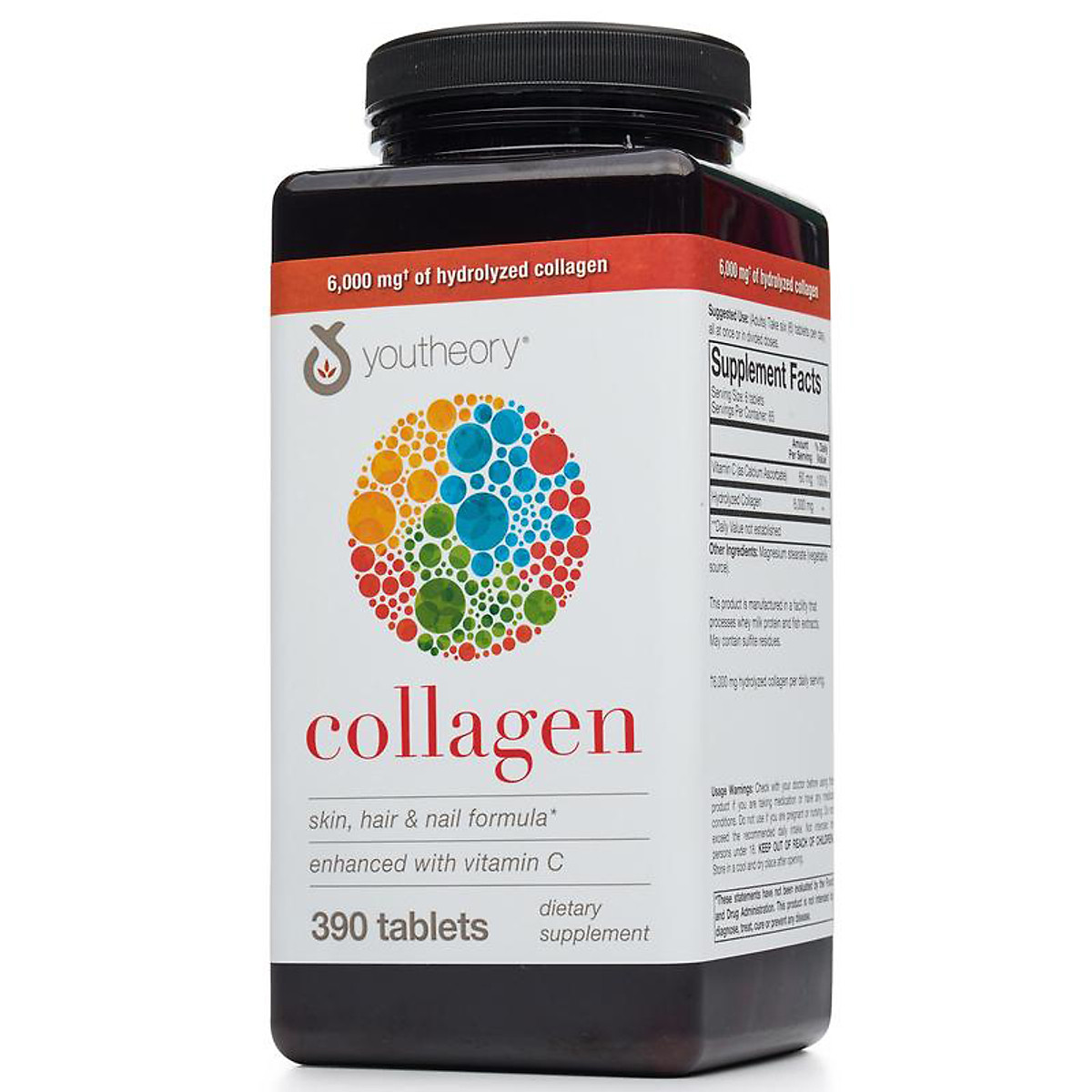 Collagen Mỹ Youtheory (Collagen Type 1-2-3) 390 Viên - QuaTangMe Extaste