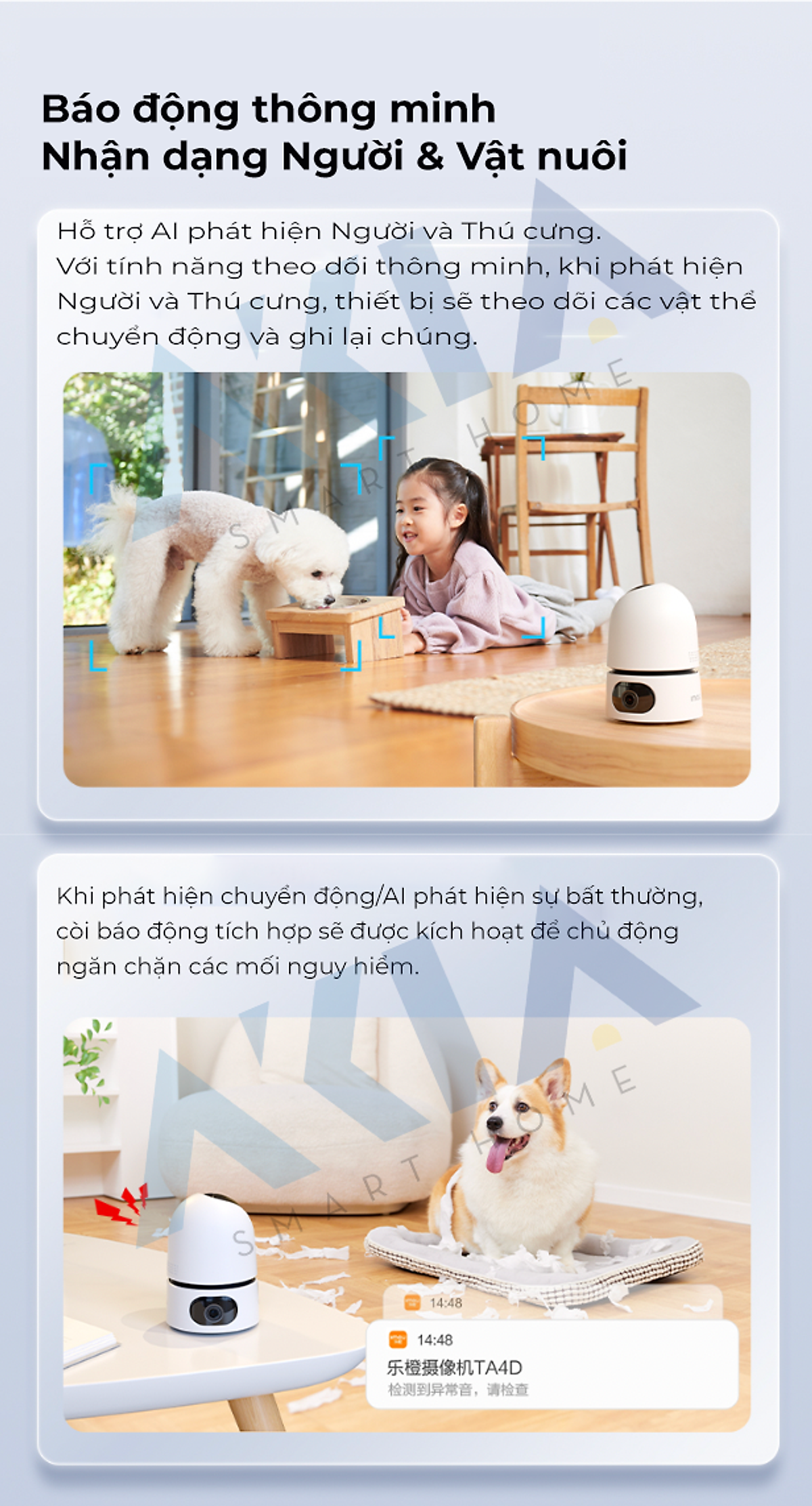Camera Imou Ranger Dual 6MP - Camera kép trong nhà, Đàm thoại 2 chiều, Có màu ban đêm - Hàng chính hãng