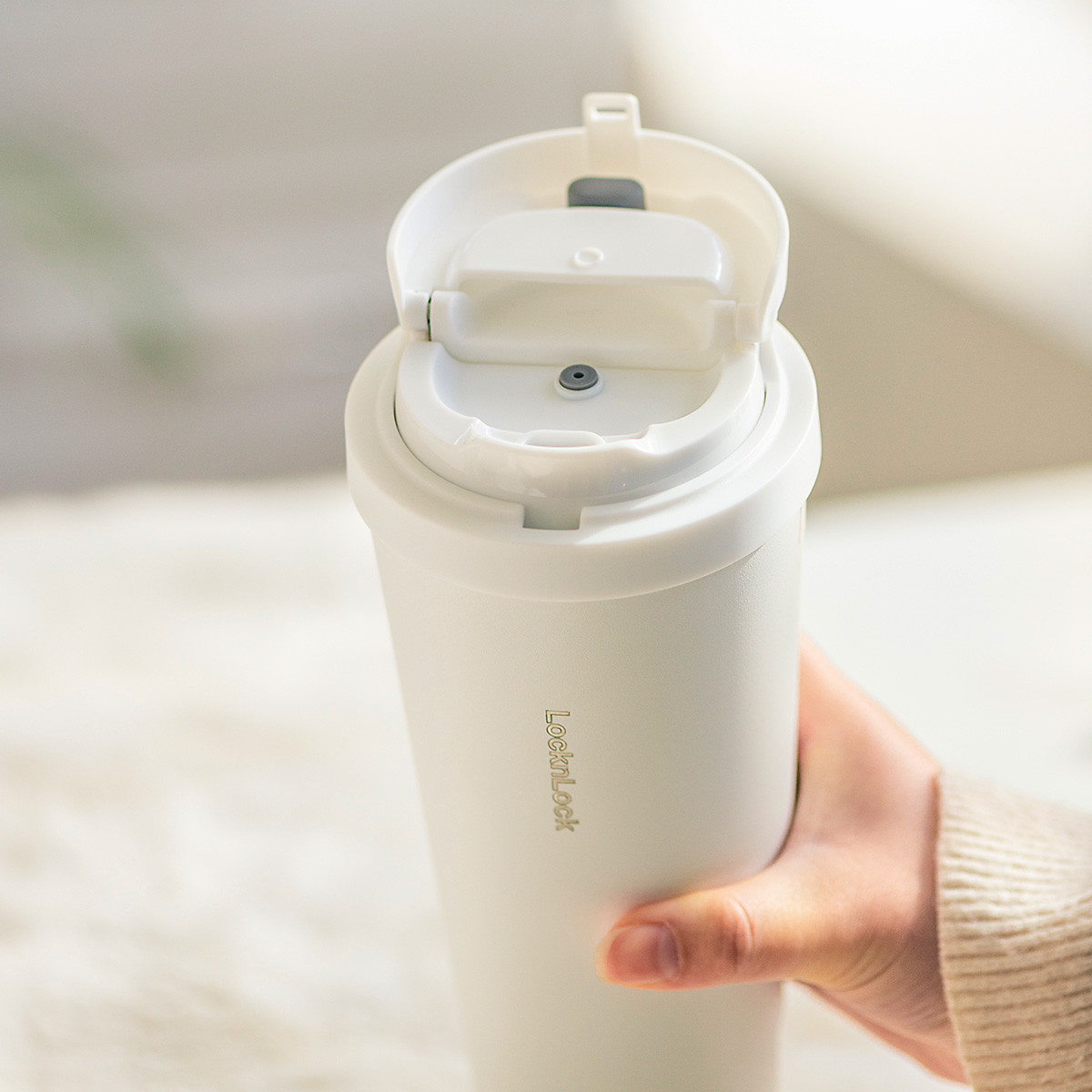 Bình Giữ Nhiệt Lock&Lock Energetic One-Touch Tumbler LHC3249 - 550ML