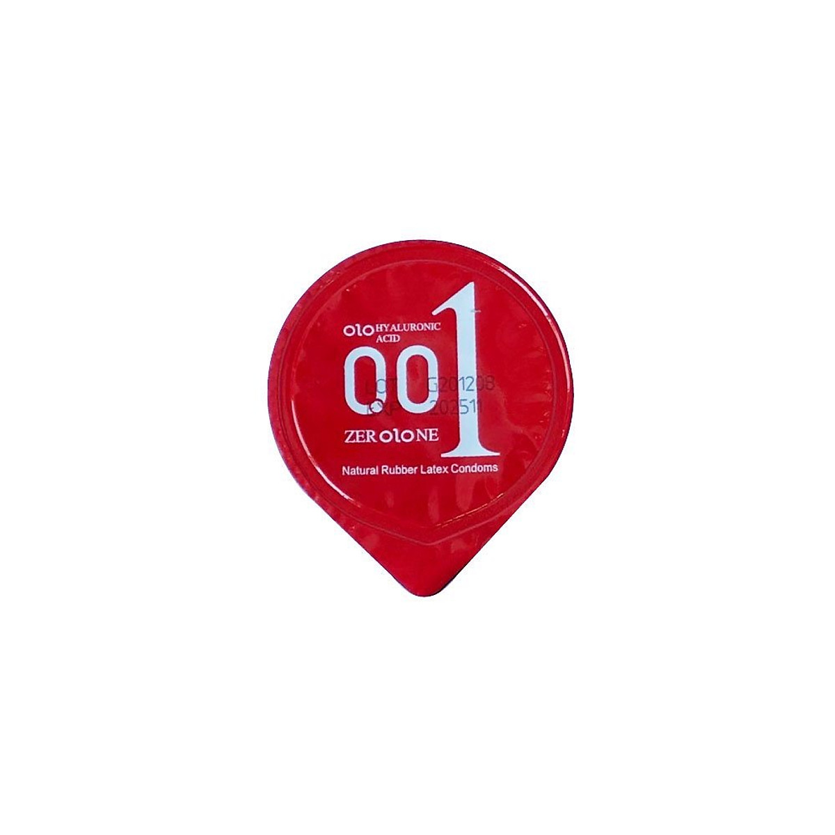 Bao cao su OLO 0.01 Đỏ siêu mỏng, nóng ấm - Hộp 10 cái