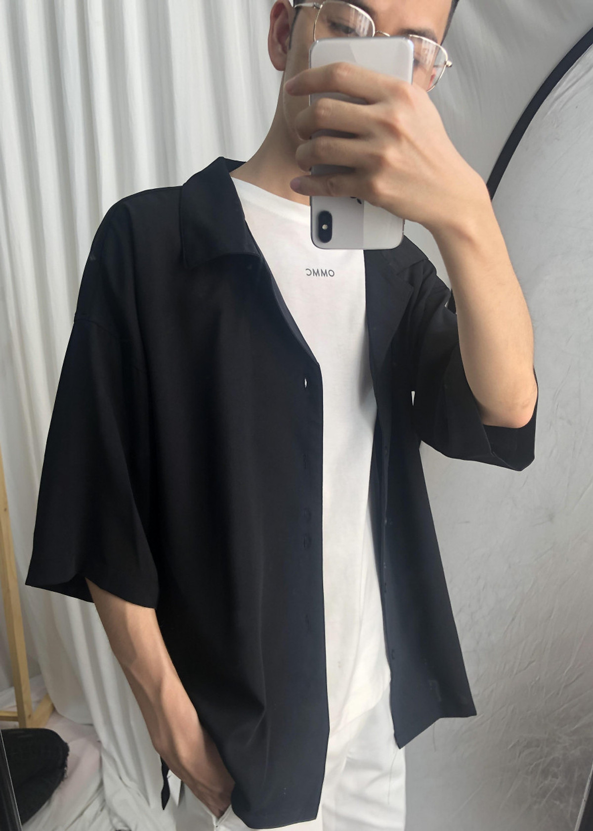 Áo Sơ Mi Nam Tay Ngắn Cổ Vest Linen Routine đẹp cao cấp 2022 #29 Áo Sơ Mi Nam Tay Ngắn Cổ Vest Linen Routine đẹp cao cấp 2022