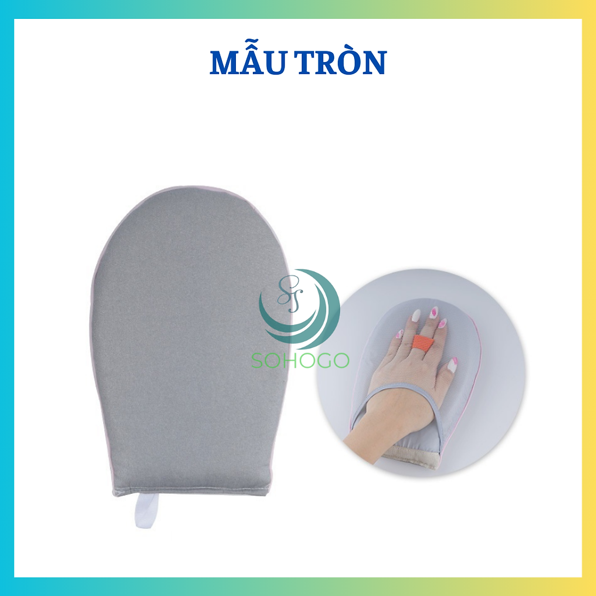 Găng tay hỗ trợ ủi đồ cho bàn là phổ thông, bàn là hơi nước. Giúp ủi những chỗ khó và chống bỏng tay. Tấm mút đeo tay ủi quần áo cho mọi bàn ủi. Bao bọc bàn tay ủi đồ. Hỗ trợ ủi đồ dạng đứng