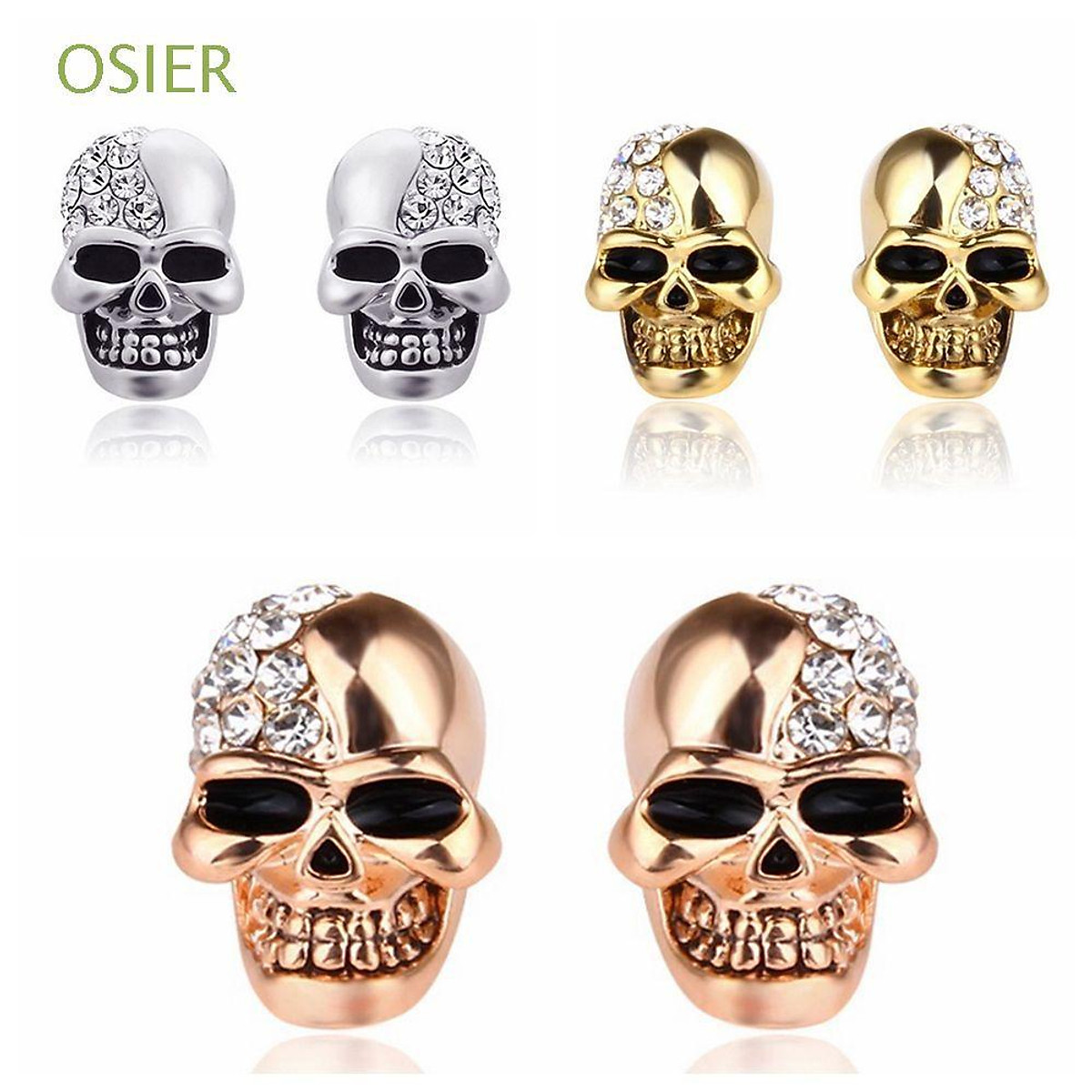Mua Khuyên tai hình đầu lâu phong cách Gothic dễ thương