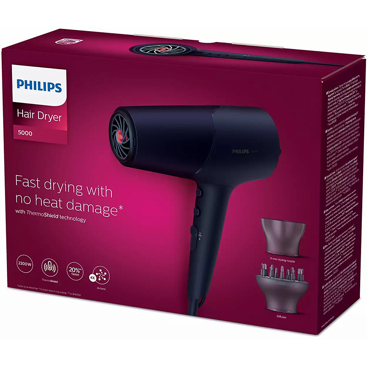 Máy sấy tóc Philips BHD510/00 - Hàng Chính Hãng