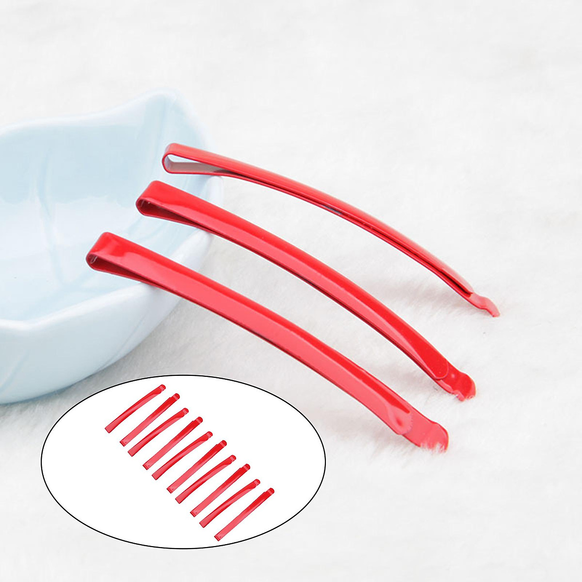 10 Pack Anime Red Hairpins Flat Style Hair Clips Cosplay Props Headwear for Girl Women Hair 10 Pack Anime Red Hairpins Flat Style Hair Clips Cosplay Props Headwear for Girl Women Hair
