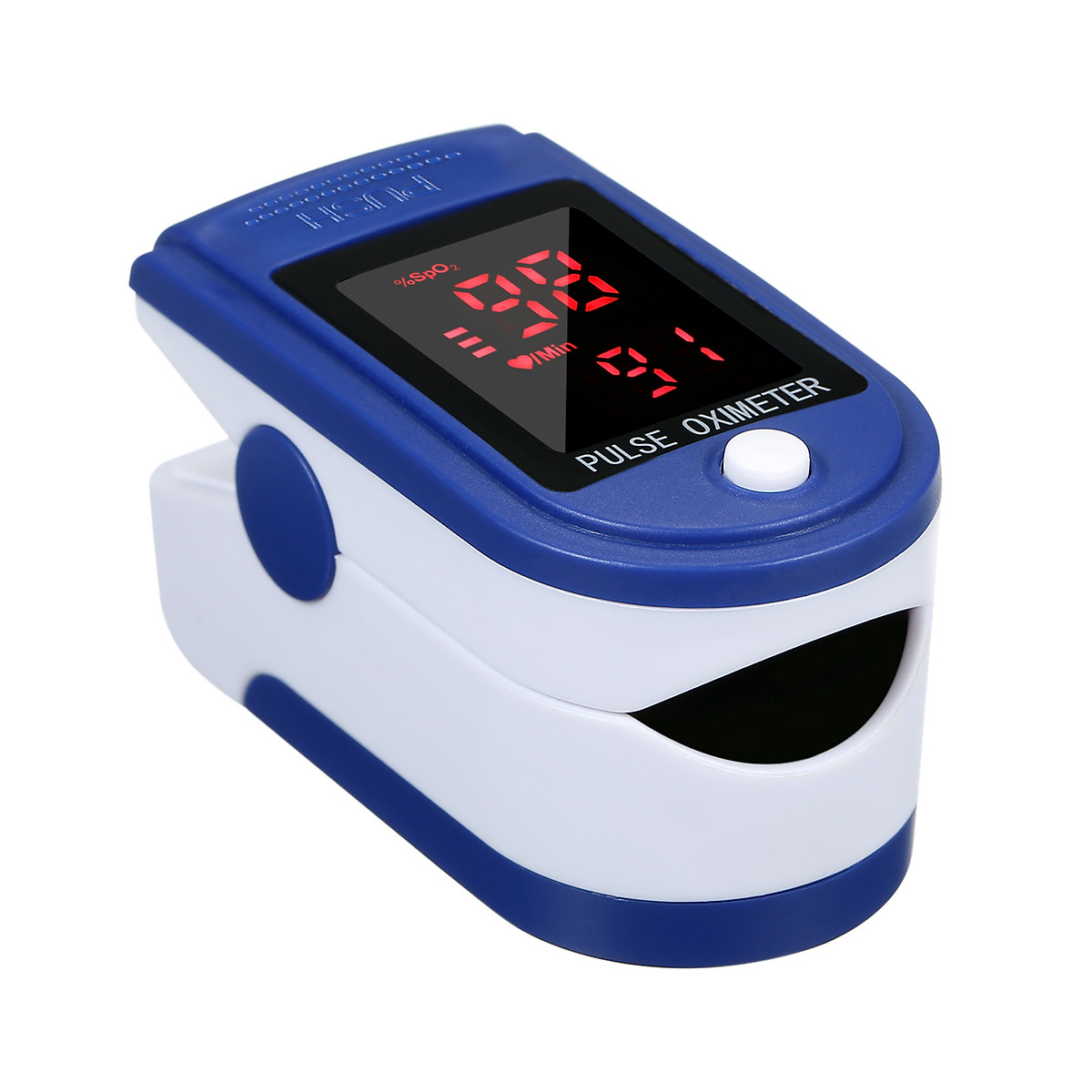 Máy đo nồng độ oxy, SpO2, nhịp tim, độ bão hòa bằng xung đầu ngón tay với màn hình LED Fingertip Clip Pulse Oximeter L-ED Display Mini SpO2 Monitor Oxygen