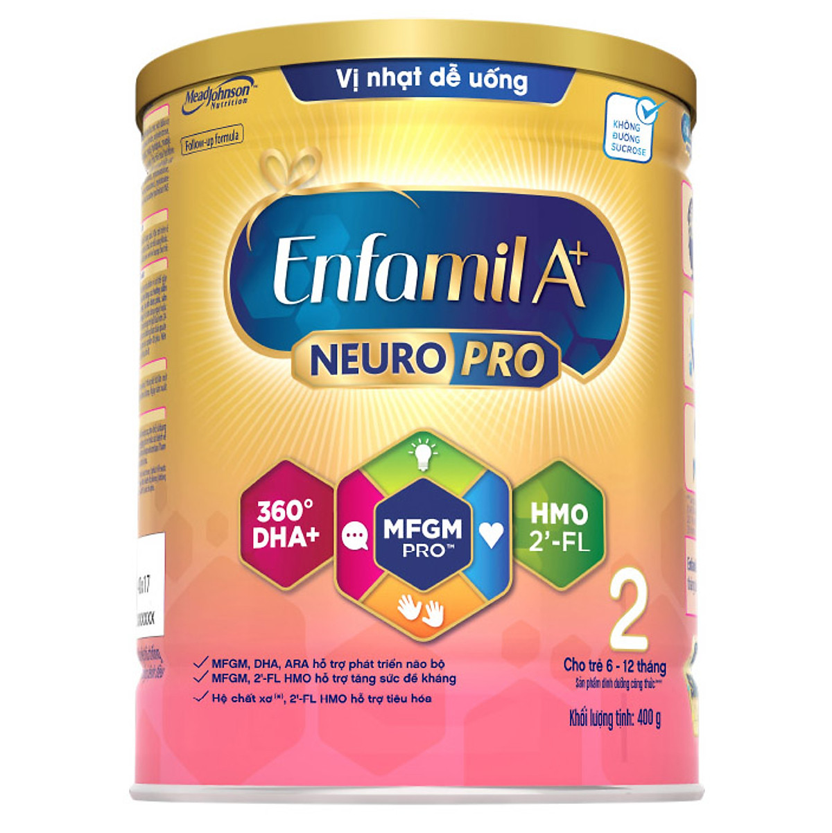 Sữa bột Enfamil A+ NeuroPro 2 với 2’-FL HMO cho trẻ từ 6 –12 tháng tuổi– 400g