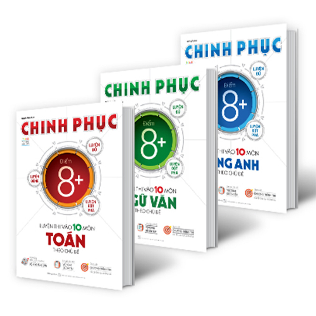 Combo Chinh Phục Luyện Thi Vào 10 Toán Văn Anh Theo Chủ Đề