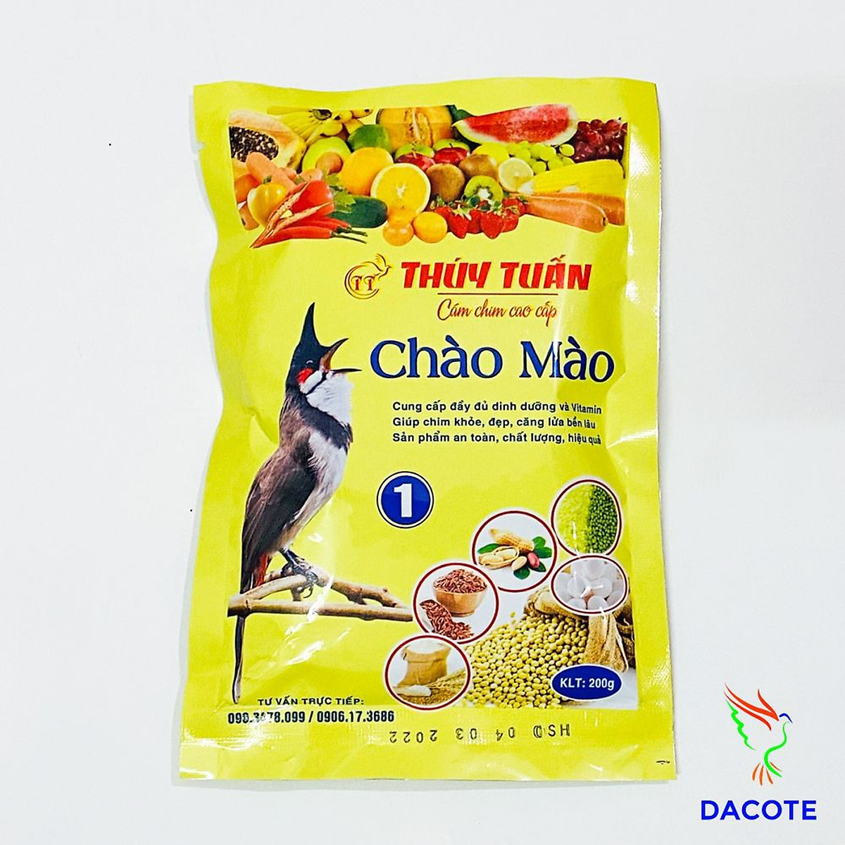 Cám chim chào mào Thúy Tuấn số 1 cao cấp 200gram - Cám chào mào ...