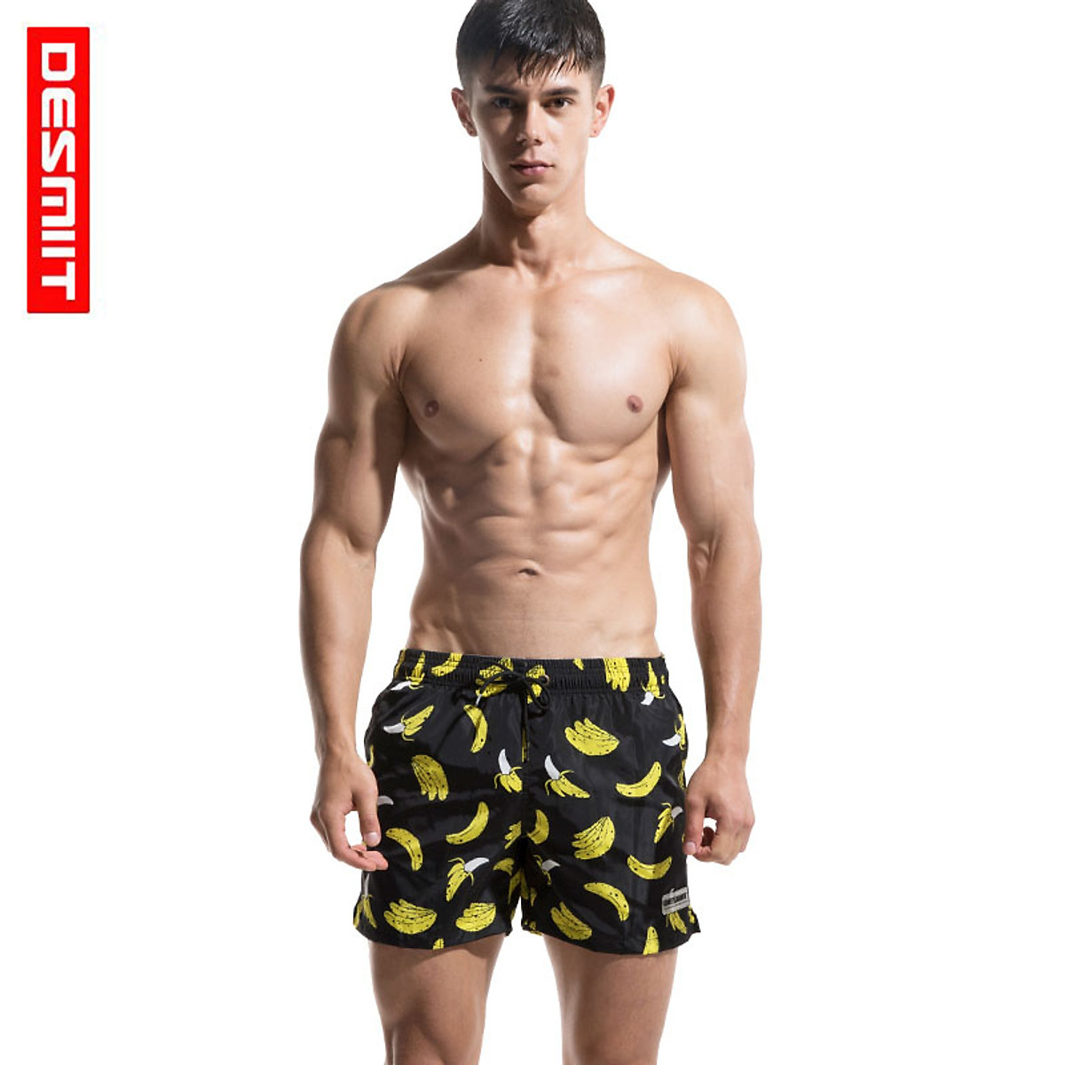 Quần Short Nam Thể Thao Đi Biển DESMIIT S732 - Họa Tiết Đặc Sắc, Thiết Kế Năng Động Với Dây Rút Độc Đáo, Chất Liệu Mềm Mại Thoáng Mát
