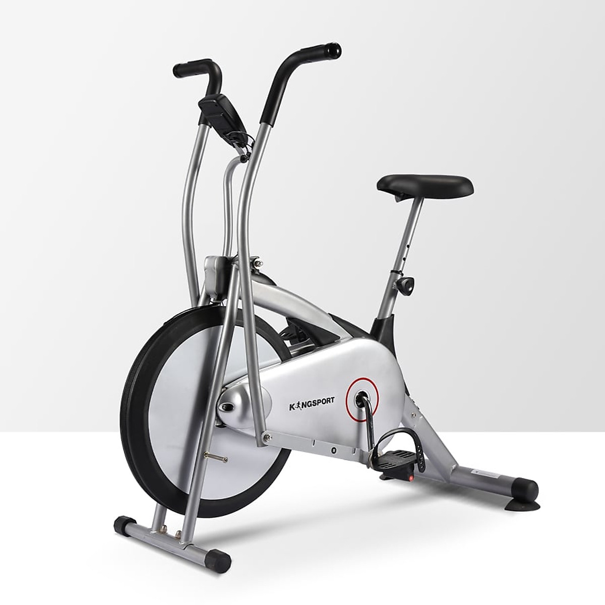 Xe đạp tập KINGSPORT KS-101 tập luyện toàn thân, tích hợp đồng hồ đo lường chỉ số, cân nặng phù hợp từ dưới 75kg