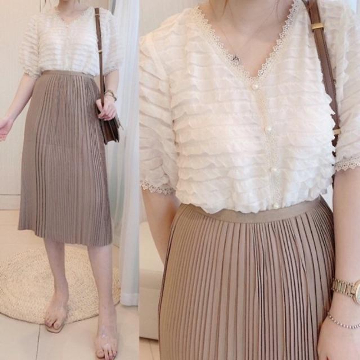 VÁY Maxi NỮ Dài Một Mét Chân Váy Xòe Dài Xếp Ly Ánh Kim Sa Tanh Co Giãn Eo Váy  Maxi Dự Tiệc  Lazadavn
