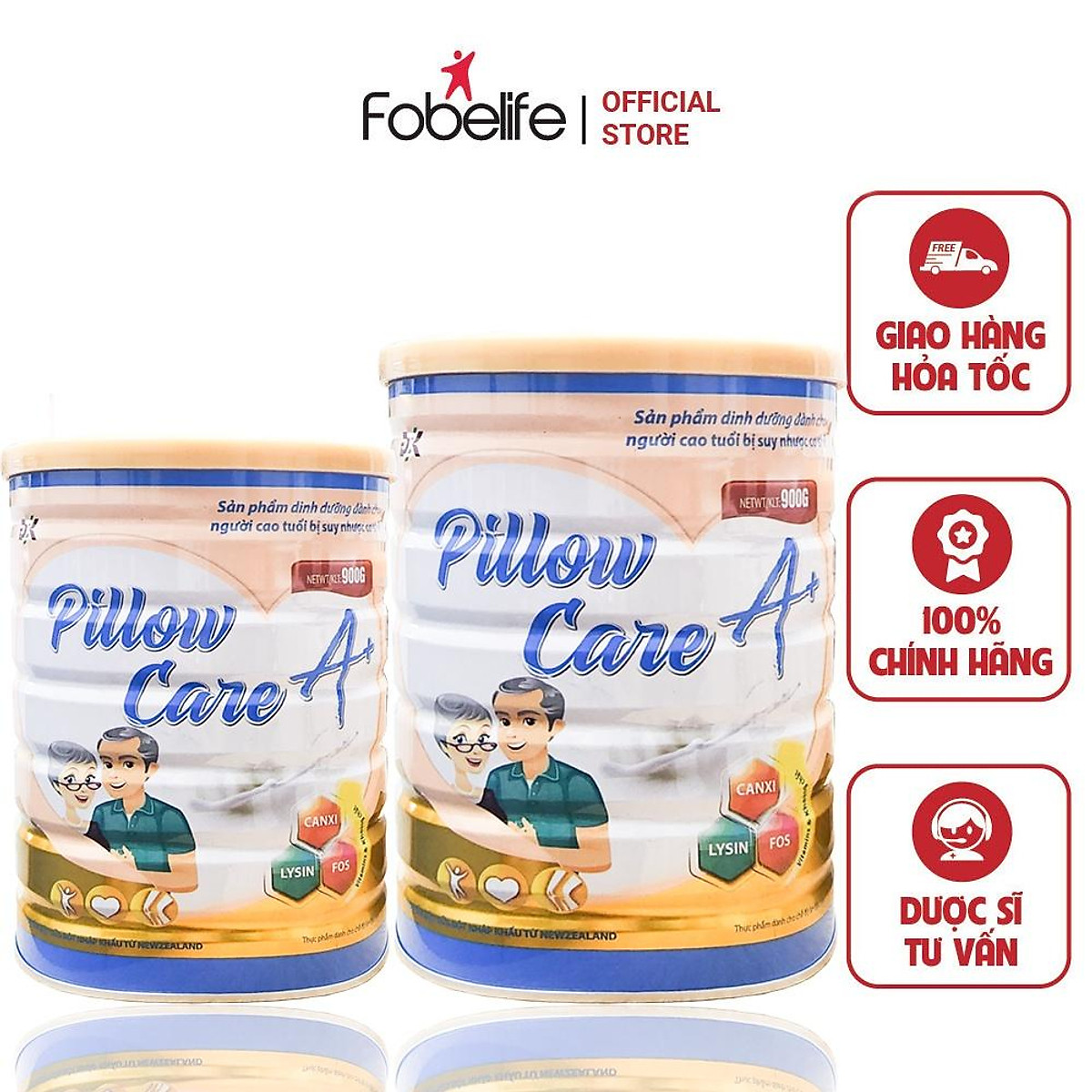 Sữa Bột Phục Hồi Sức Khoẻ Hỗ Trợ Tim Mạch Giảm Cholesterol Người Cao Tuổi Pillow Care