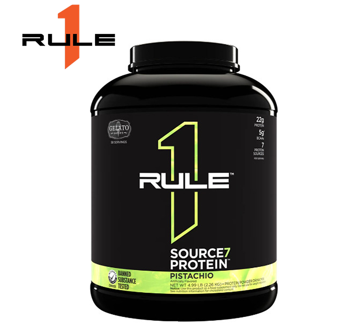 Whey từ 7 loại protein Rule 1 Source 7 Protein 4.9lb