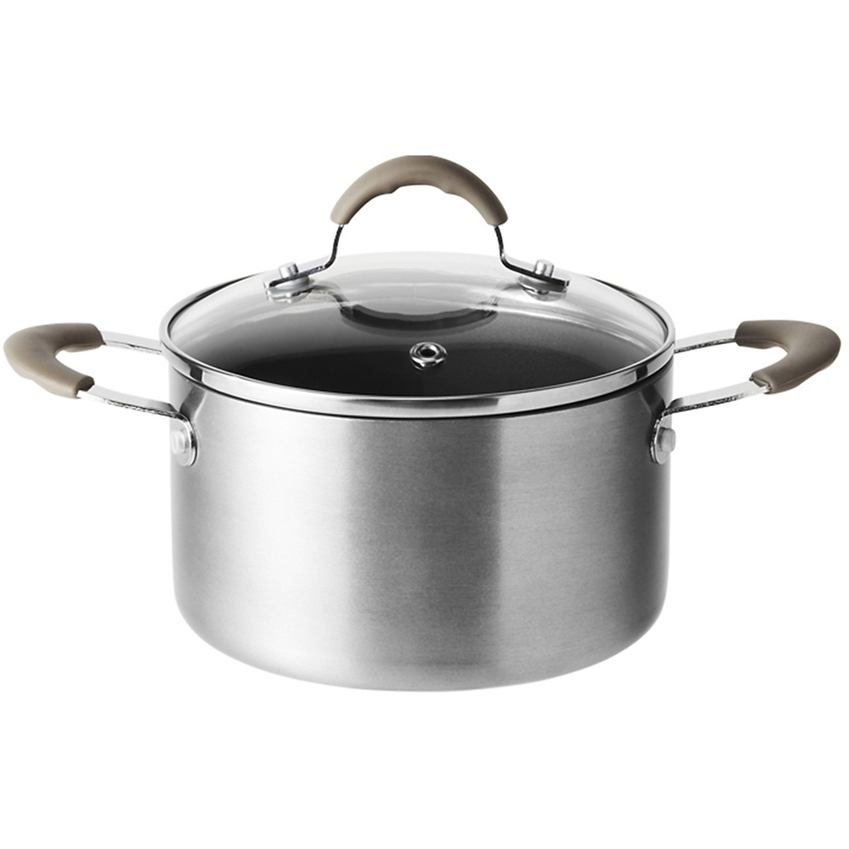 Nồi Lock&Lock Handycook LHD1142 Có Nắp Đậy 14cm - Màu Xám