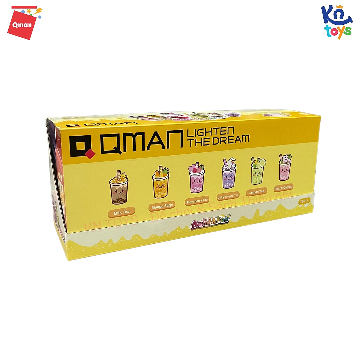 Đồ chơi xếp hình, lắp ráp 6 in 1 Qman 35014 – Đồ uống thú vị