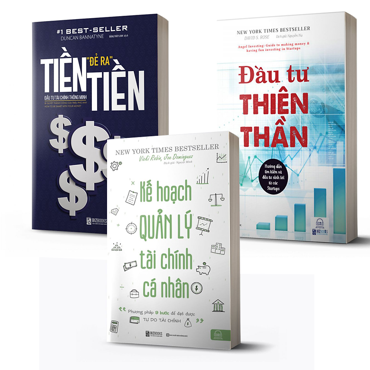 Bộ 3 Cuốn Sách Quản Lý Tài Chính Cá Nhân Và Đầu Tư Lãi Mẹ Đẻ Lãi Con: Đầu Tư Thiên Thần, Tiền Đẻ Ra Tiền Và Kế Hoạch Quản Lý Tài Chính Cá Nhân – Phương pháp 9 bước để đạt được tự do tài chính