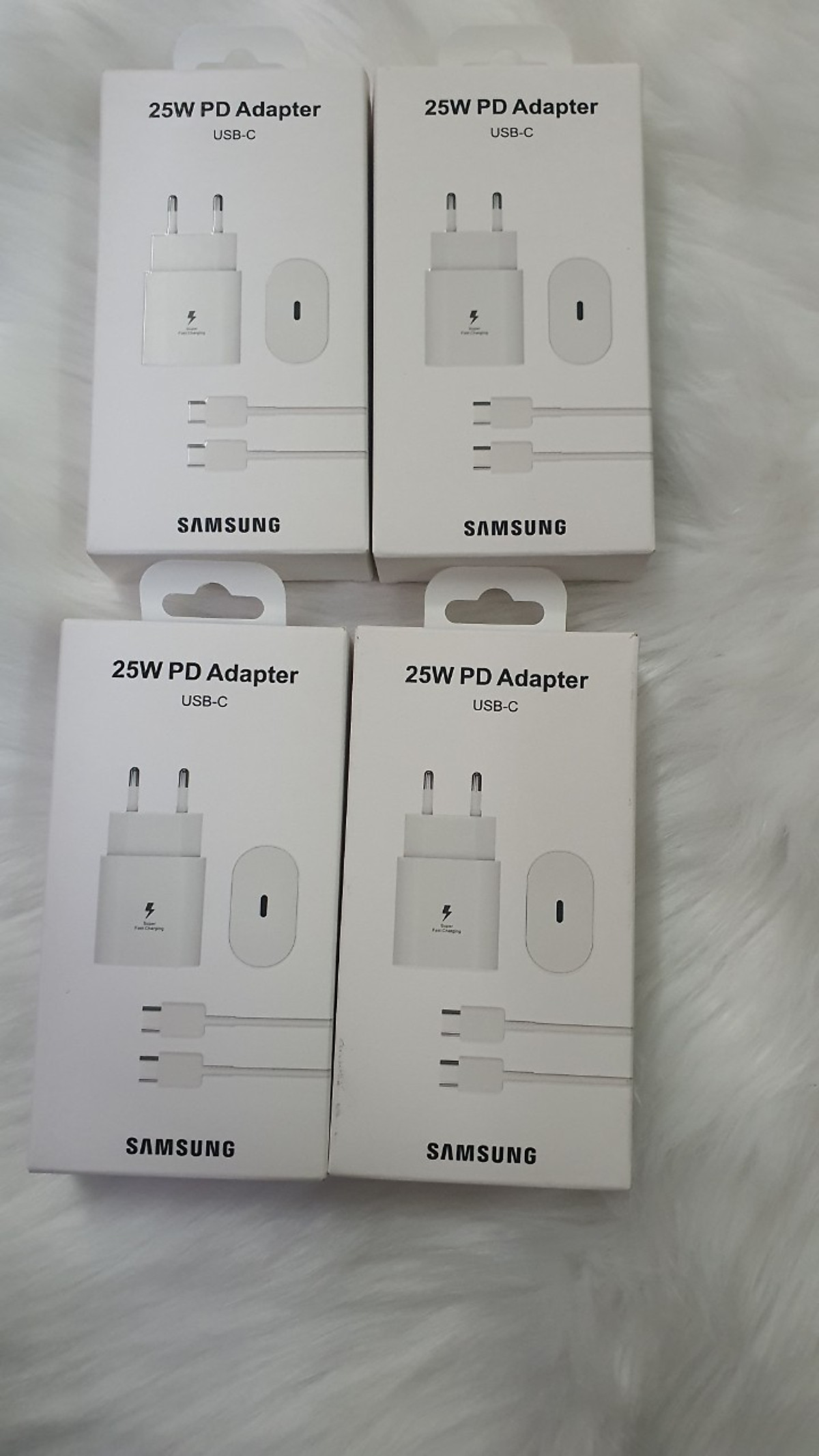 Bộ dây và củ sạc nhanh sam sung 25w type C - Hàng chính hãng