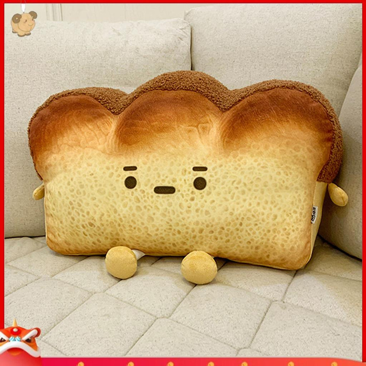 Gối sofa hình bánh mì kẹp xinh xắn - Thú bông