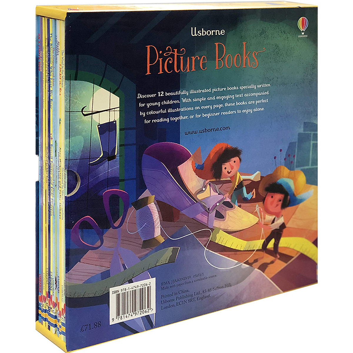 Usborne Fairy Tales Picture Books Box Set (Contains 12 Books)