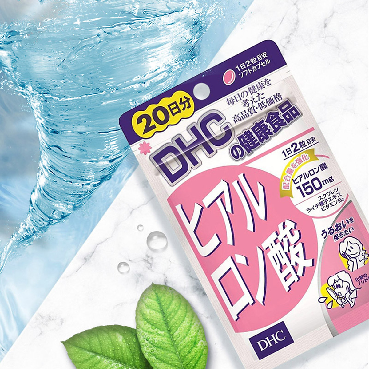Viên uống cấp nước DHC Nhật Bản Hyaluronic Acid thực phẩm chức năng cấp ẩm, làm