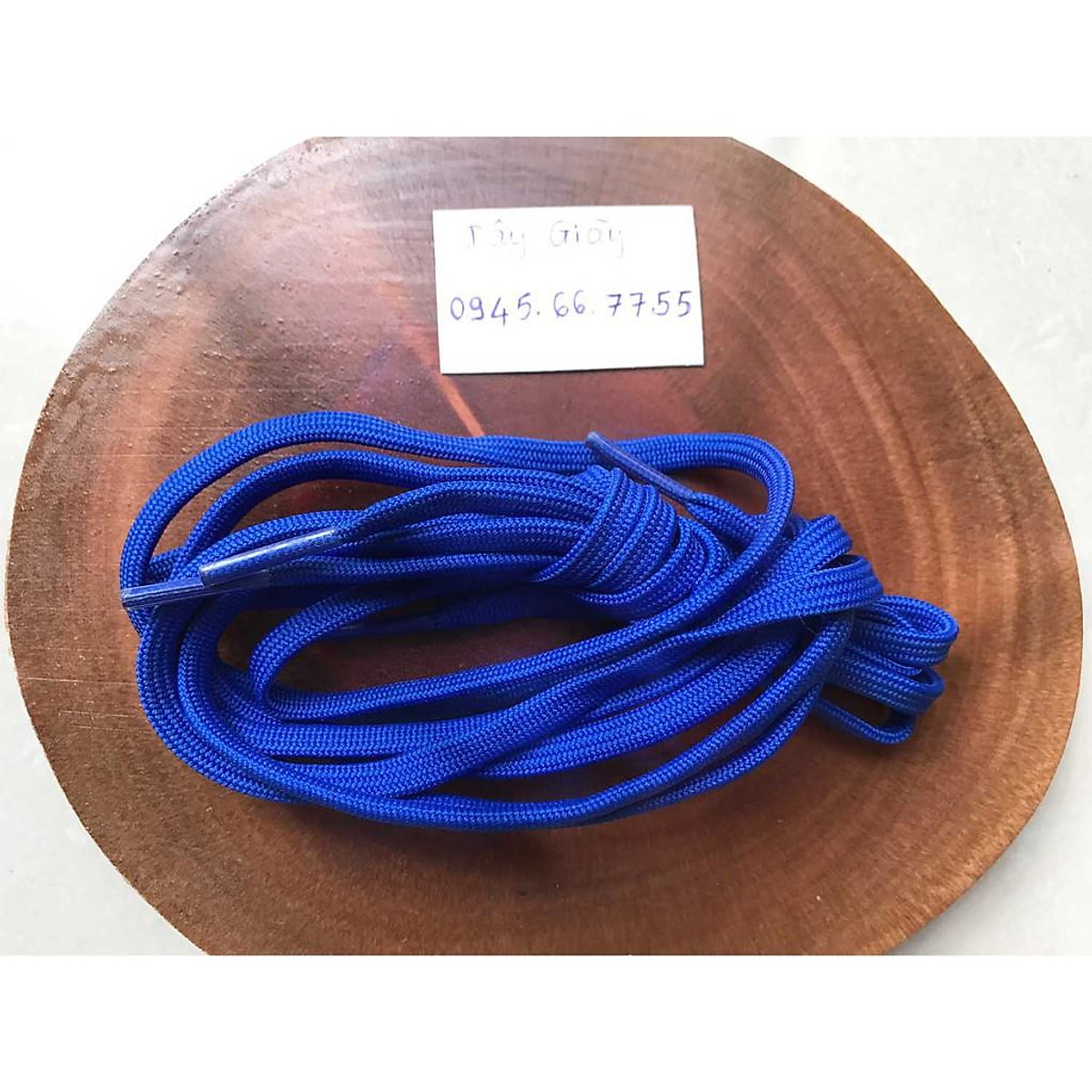 Dây giày màu xanh dương 1.2met