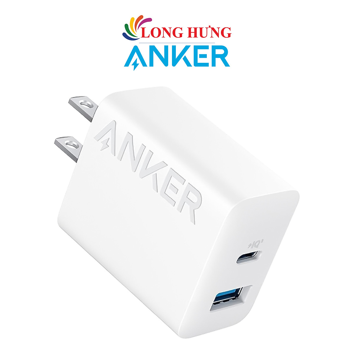 Cốc sạc Anker 1USB 1Type-C 20W A2348 - Hàng chính hãng