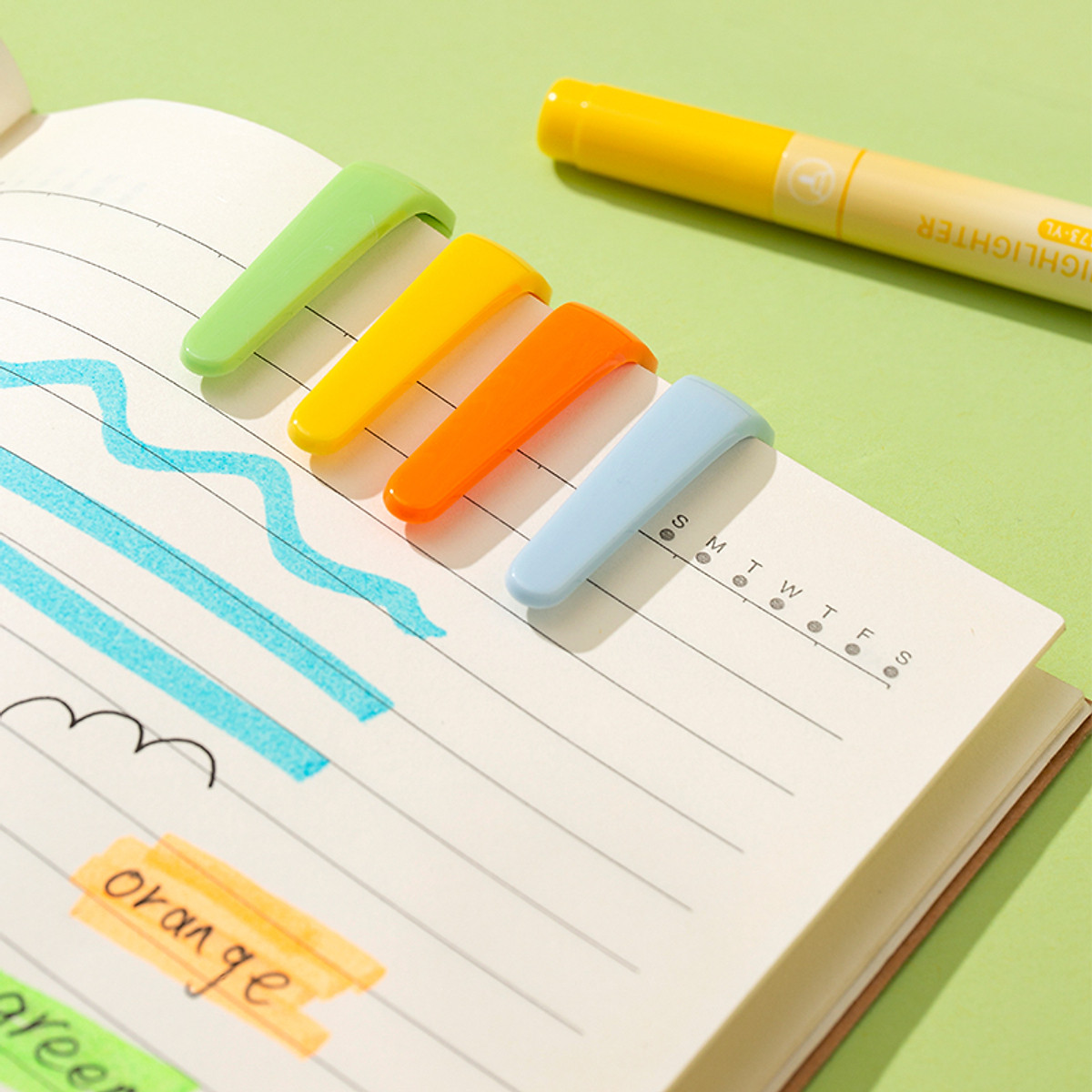 Bút Nhớ Dòng Bút Note Đánh Dấu Dòng Highlight Dạ Quang Pastel BST Limited Deli - Phù Hợp Học Sinh Văn Phòng - CU373