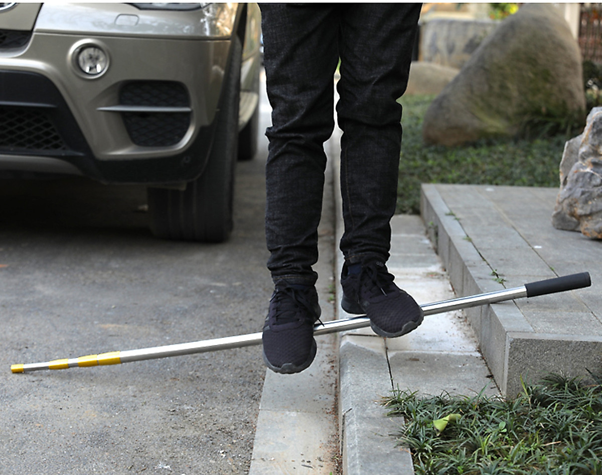 Vợt, Sào, Gậy Inox KUNBE Siêu Chắc, Nhiều Kích Thước Kèm Đầu Hái Trái Cây Đường Kính 16cm, Dụng Cụ Hái Quả Trên Cao