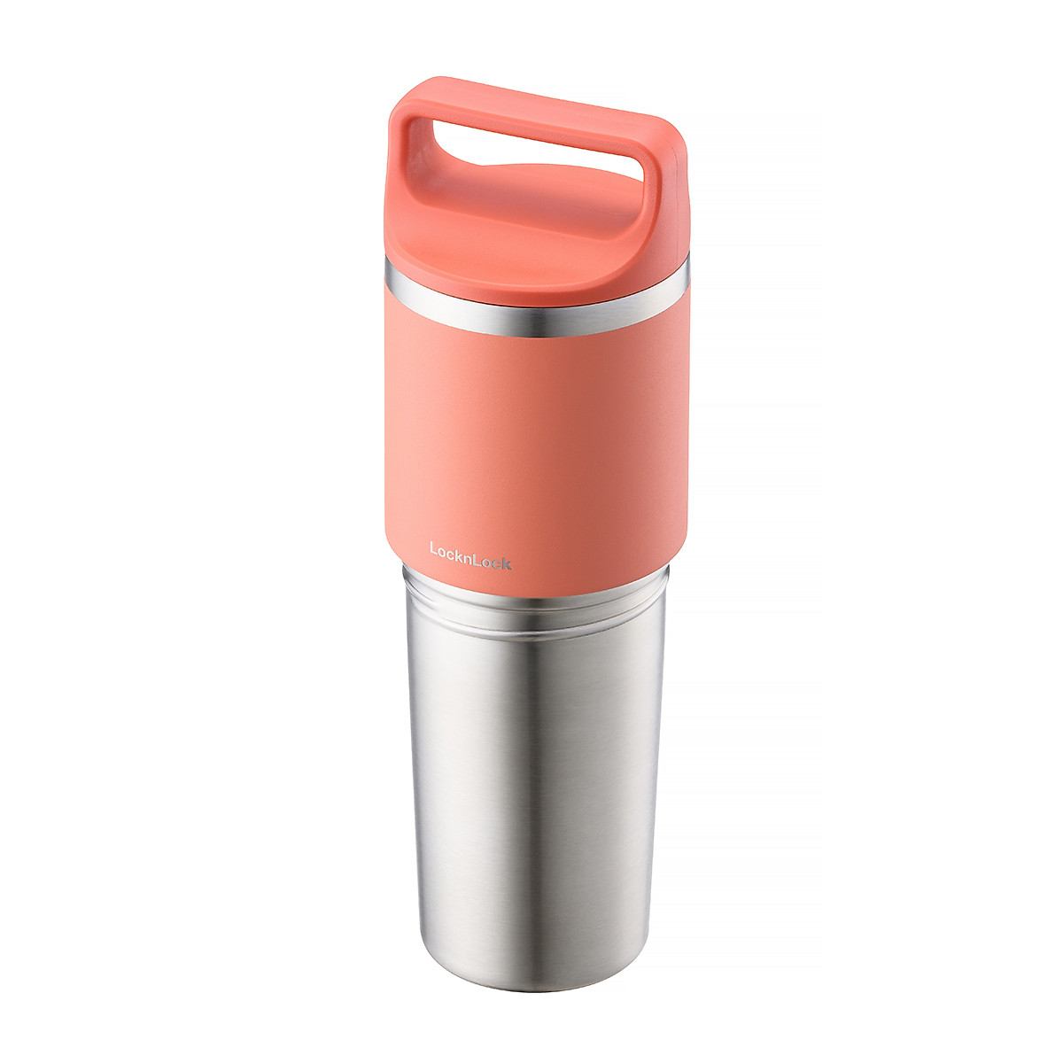 Bình giữ nhiệt Slo 2in1 with tumbler LocknLock LHC4332 (Bình giữ nhiệt và cốc nhựa) 600ml