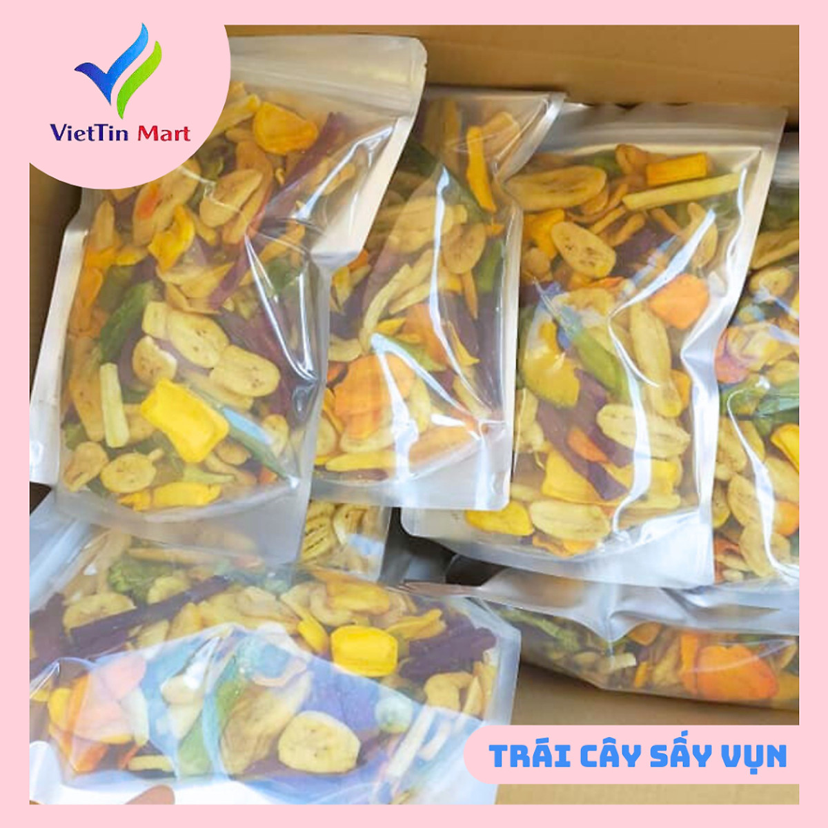 Trái Cây Sấy Thập Cẩm Hàng Vụn 500G