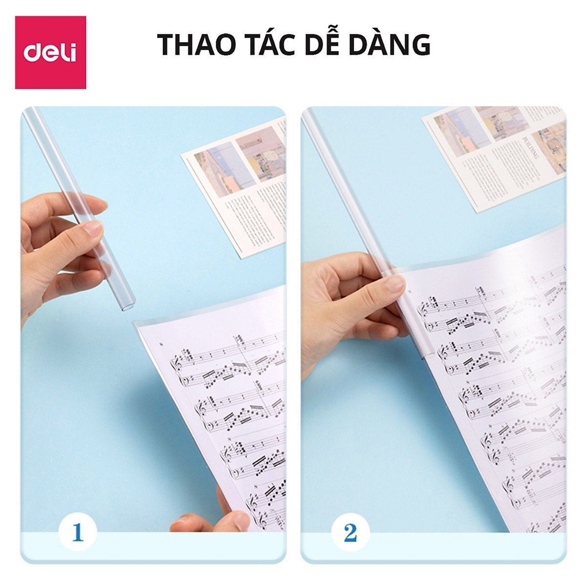 File Đựng Tài Liệu Gáy Rút Deli Bìa Trong Kẹp Tài Liệu Giấy Tờ Hồ Sơ Tiện Lợi Cho Học Sinh Văn Phòng Phẩm Màu Pastel
