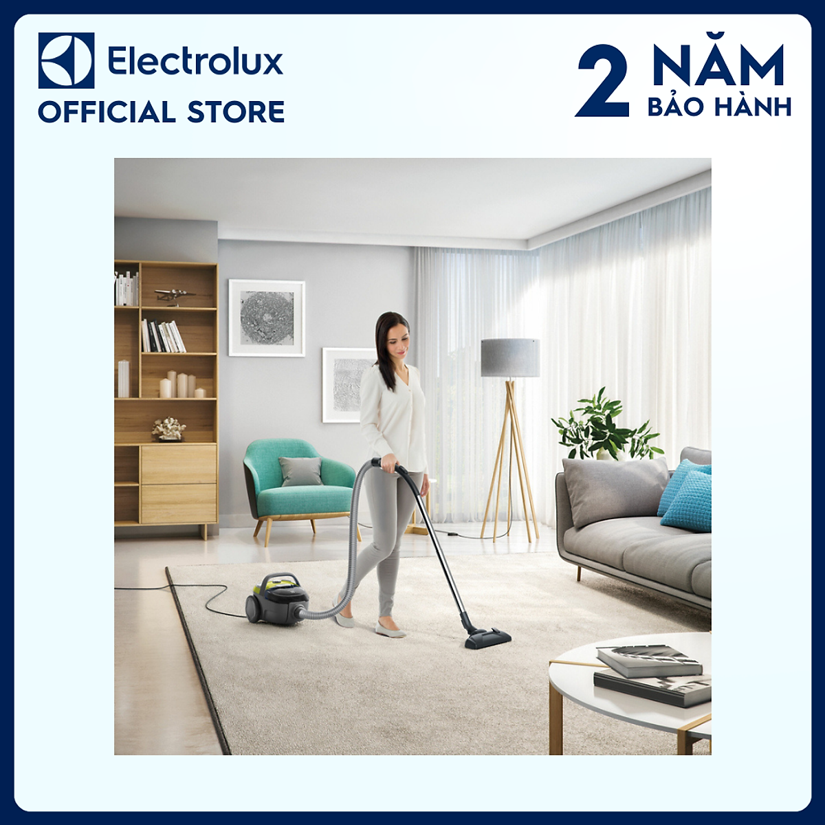 Máy hút bụi nhỏ gọn Electrolux Z1231 Hút bụi đa năng [Hàng chính hãng]