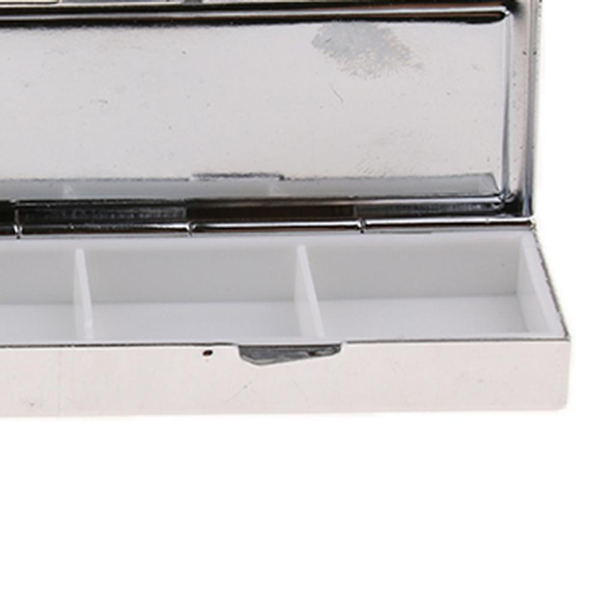 2 PCS 3 Slots Portable Metal Round Box Pocket Storage Case Organizer - Dụng  cụ sơ cứu